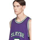 Neil Barrett Purple Slayde Tank Top