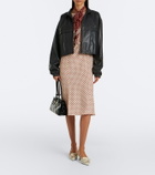 Prada Cropped leather jacket