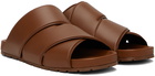 Bottega Veneta Brown Bridge Mule Sandals