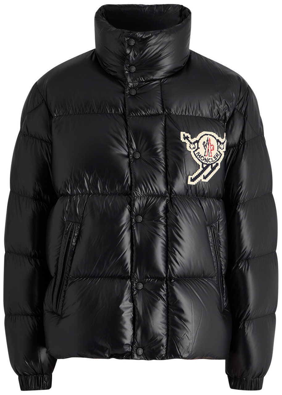 ダウンジャケット・コート MONCLER BLACK NYLON DOWN JACKET Moncler MAYA 23 years Nylon Down jacket 6 Men's Black
