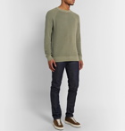 Club Monaco - Garment-Dyed Cotton Sweater - Green
