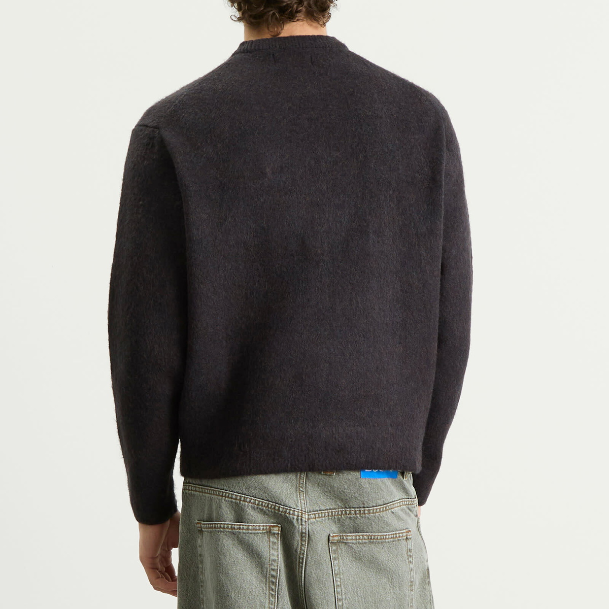 thisisneverthat Men's Heart Logo Knit Jumper in Dark Navy