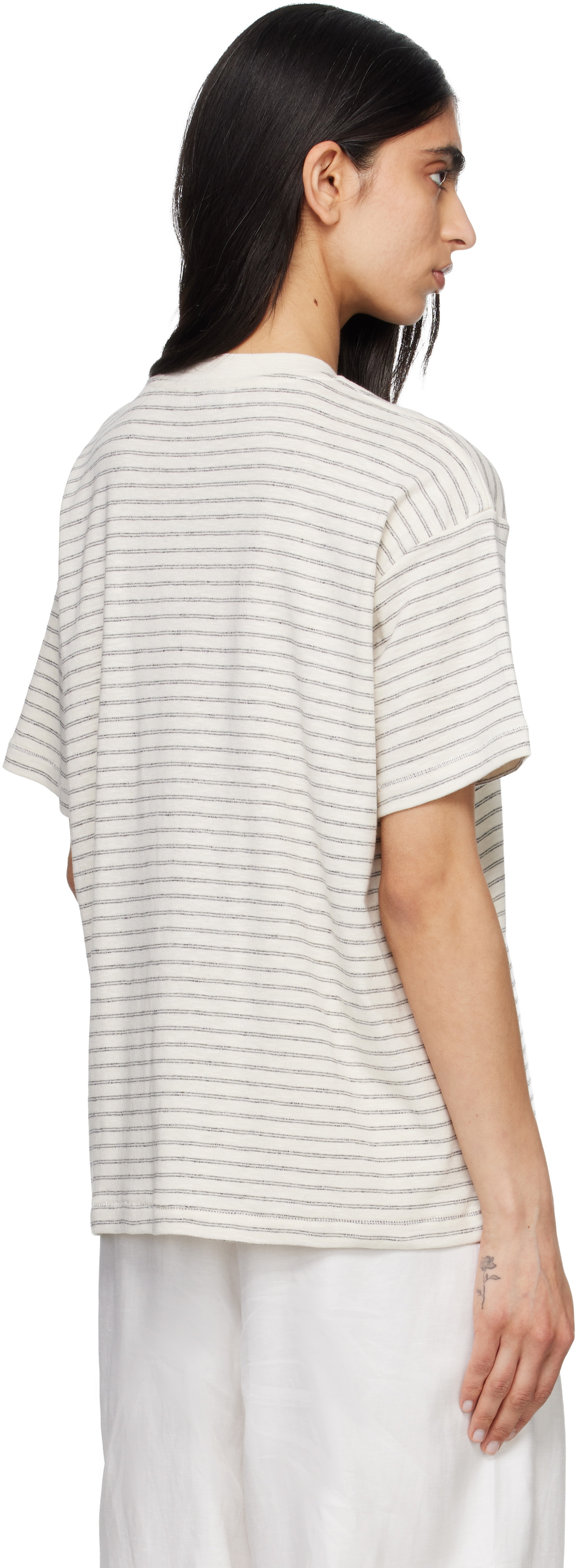 ANINE BING Off-White Cade T-shirt