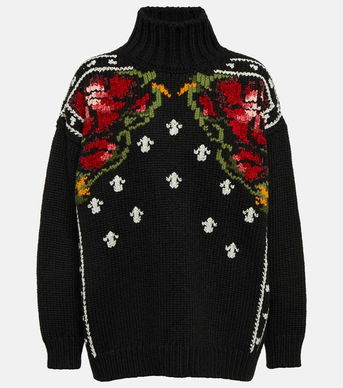 Golden Goose - Embroidered wool-blend sweater
