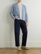 Mr P. - Cotton-Jersey Cardigan - Blue