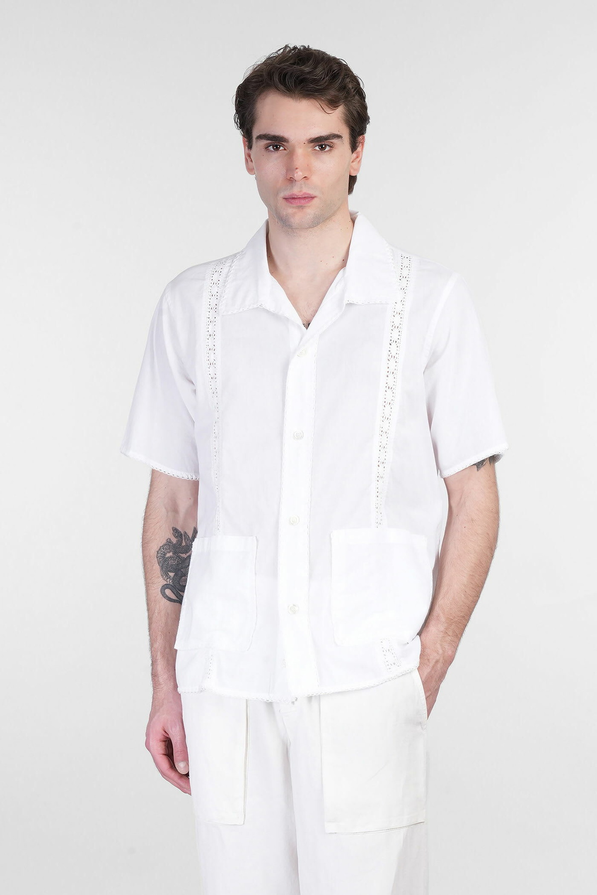 Aspesi Tamara Shirt In White Cotton