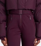 Cordova Myoko belted down ski suit