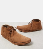 The Row Tyler suede moccasins