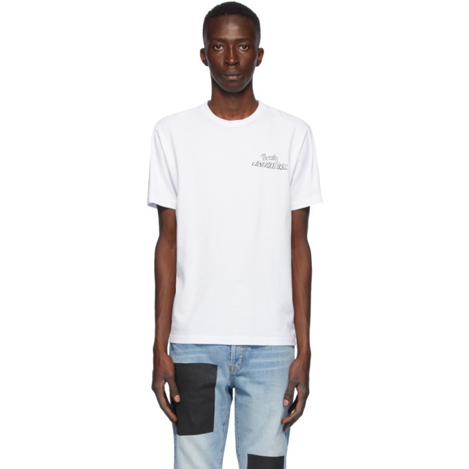 Benjamin Edgar SSENSE Exclusive White Reality Distortion Field T-Shirt