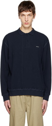 thisisneverthat Navy Paneled Polo