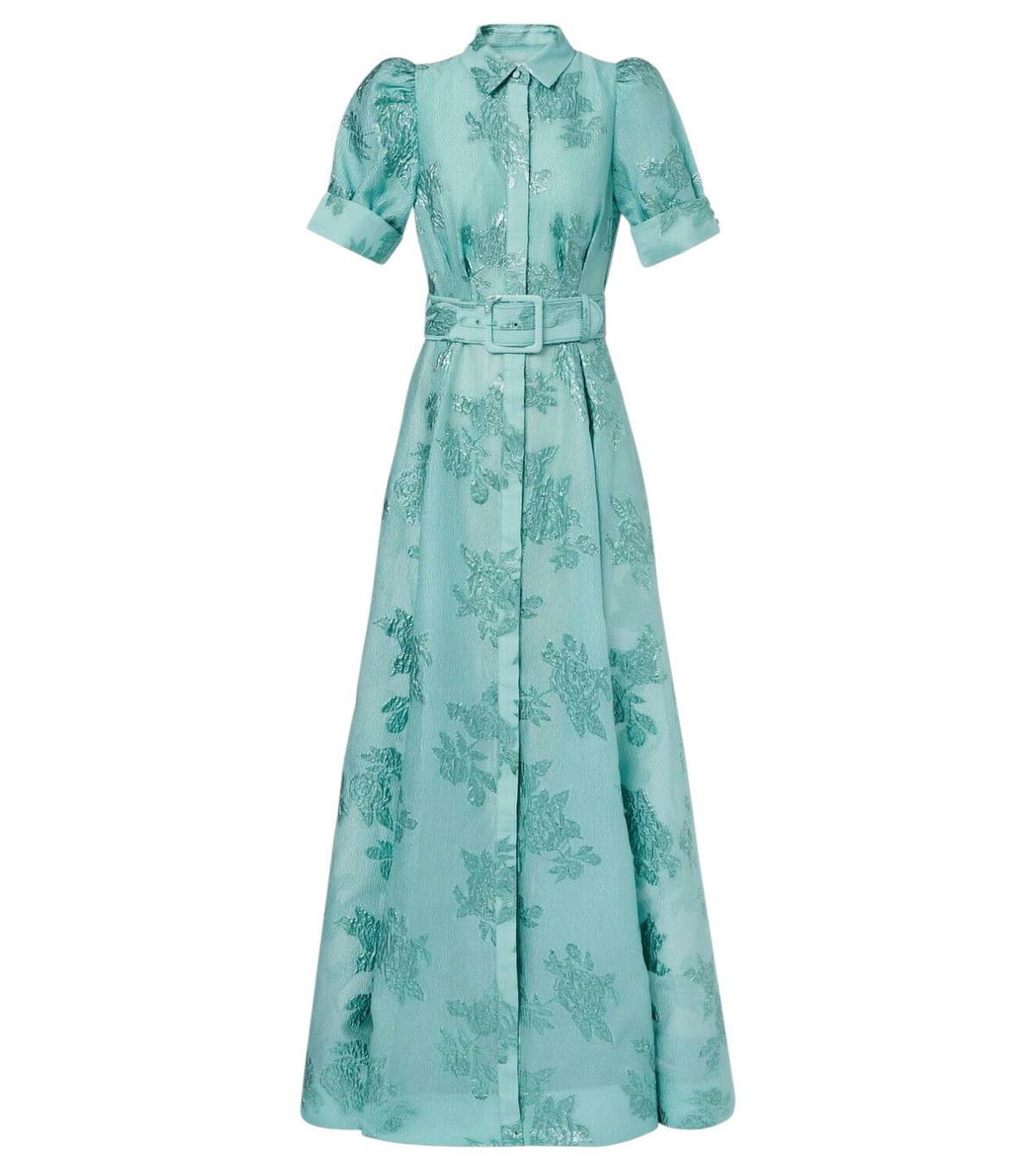 Rebecca Vallance Henrietta belted brocade gown Rebecca Vallance