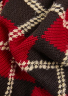 Guest In Residence Argyle Checked Wool and Cashmere-blend Vest Stripe