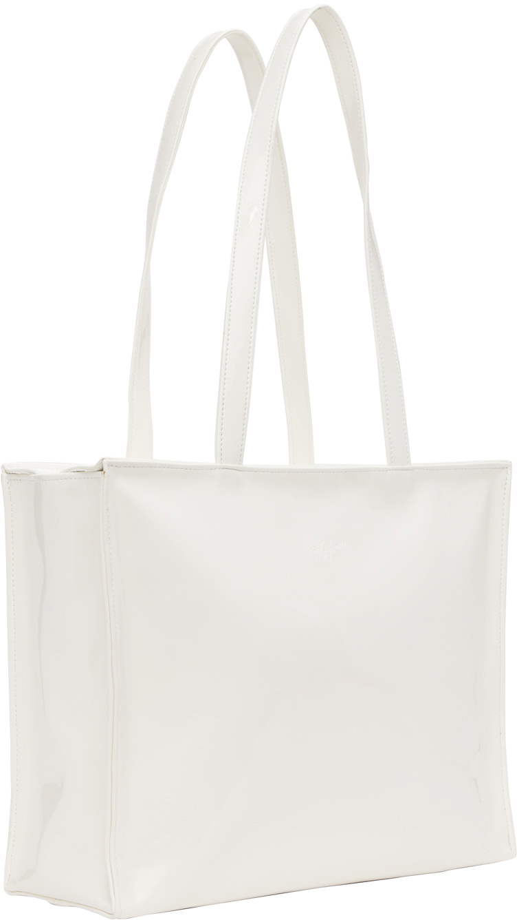 VAQUERA White Trompe L'œil Tote Vaquera