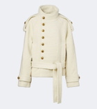 Xu Zhi Belted wool and alpaca-blend jacket