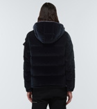 Moncler - Armorique velvet down jacket