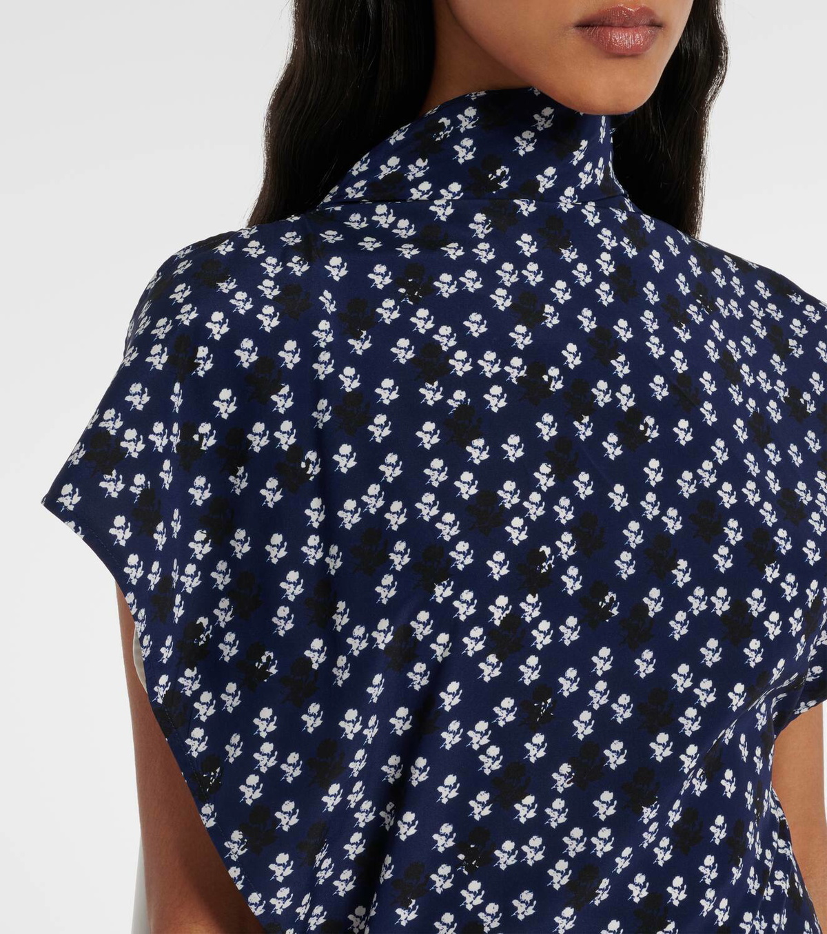Proenza Schouler Devyn floral draped maxi dress