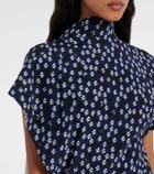 Proenza Schouler Devyn floral draped maxi dress