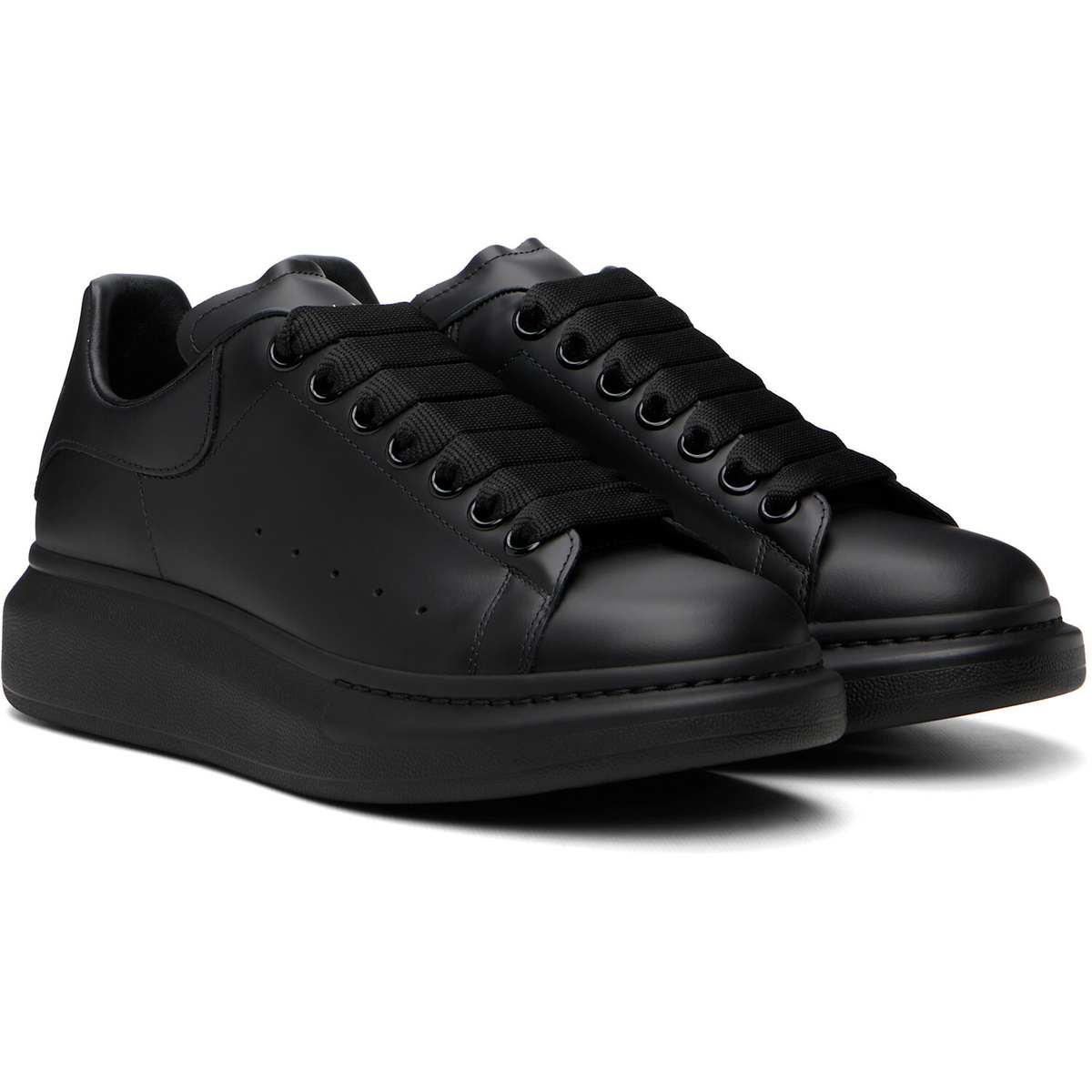 McQueen Black Oversized Sneakers