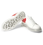 Alexander McQueen - Exaggerated-Sole Leather Sneakers - White