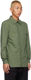 Rick Owens Green Office Shirt