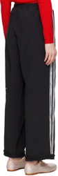 Sandy Liang Black Anja Track Pants