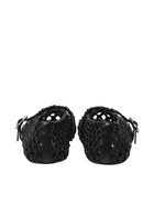 Alaia Flat Ballerinas In Interwoven Lamb Leather
