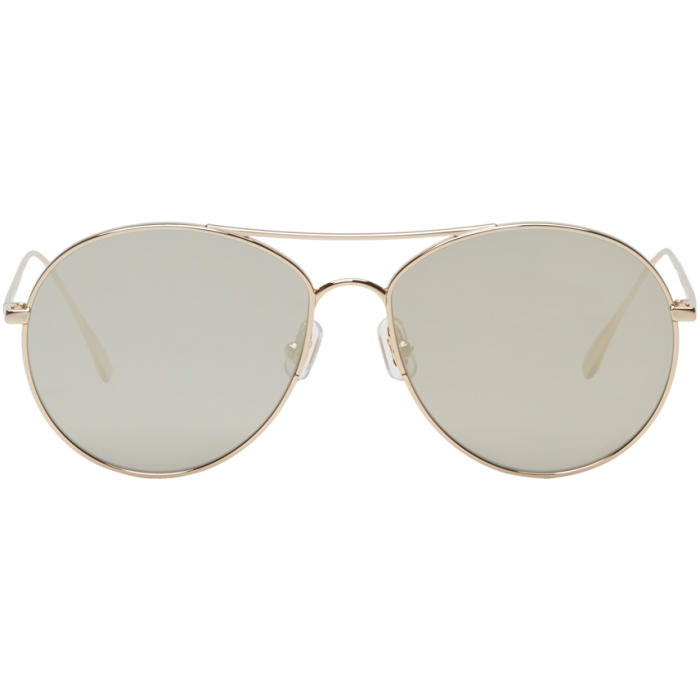 Photo: Gentle Monster Gold Ranny Ring Aviator Sunglasses