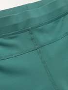 7 DAYS ACTIVE - Printed Stretch-Jersey Compression Shorts - Green