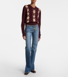 Chloé Argyle wool and cashmere sweater