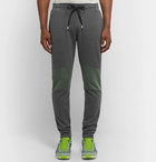 On - Slim-Fit Tapered Panelled Tech-Jersey Sweatpants - Gray