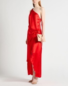 Manila Grace Womens Maxi dress in Red