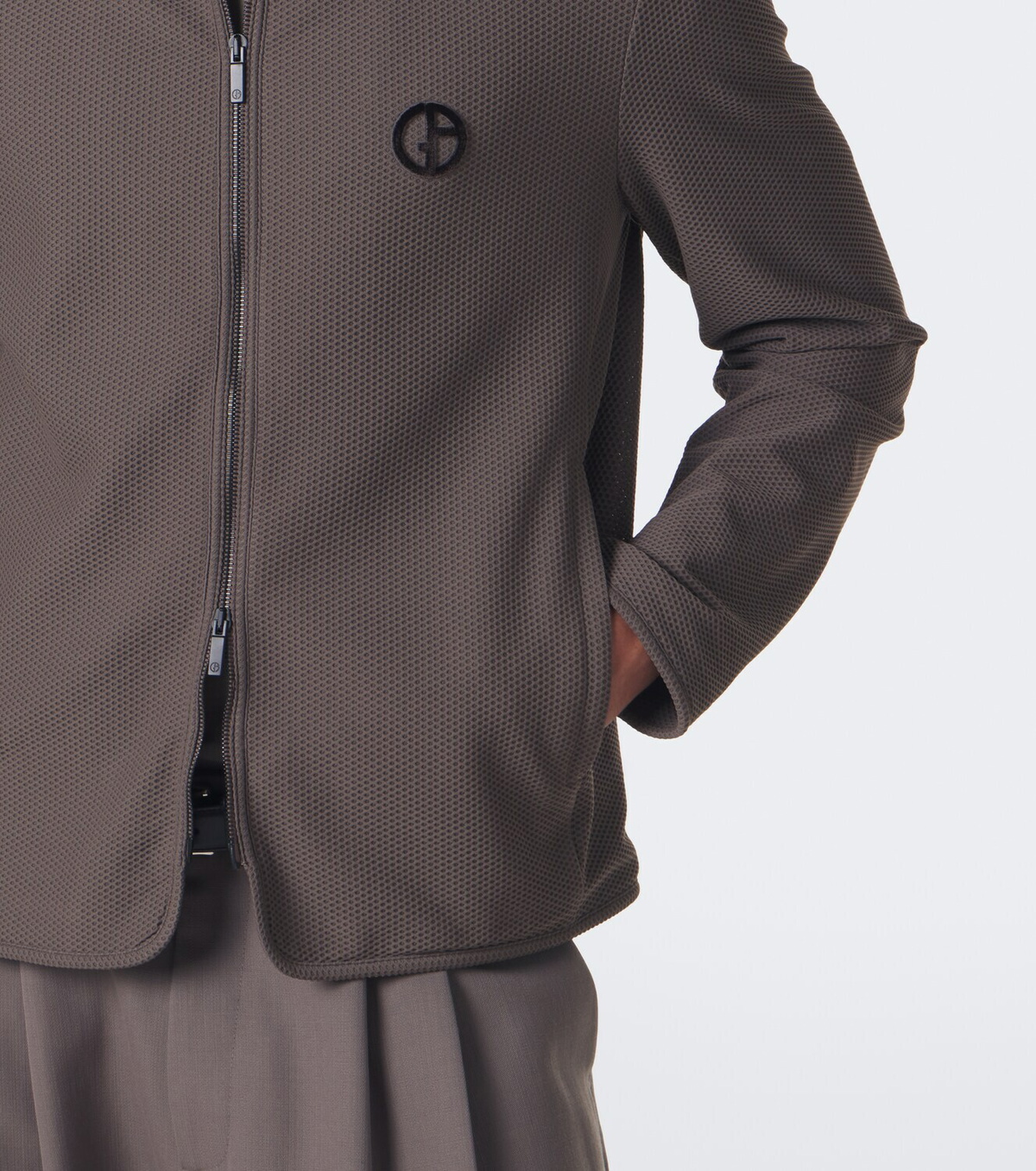 Giorgio Armani Logo blouson jacket