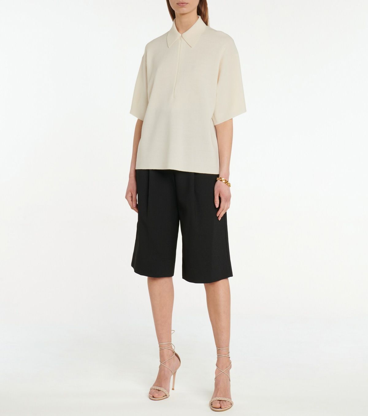 CO - Wool polo shirt