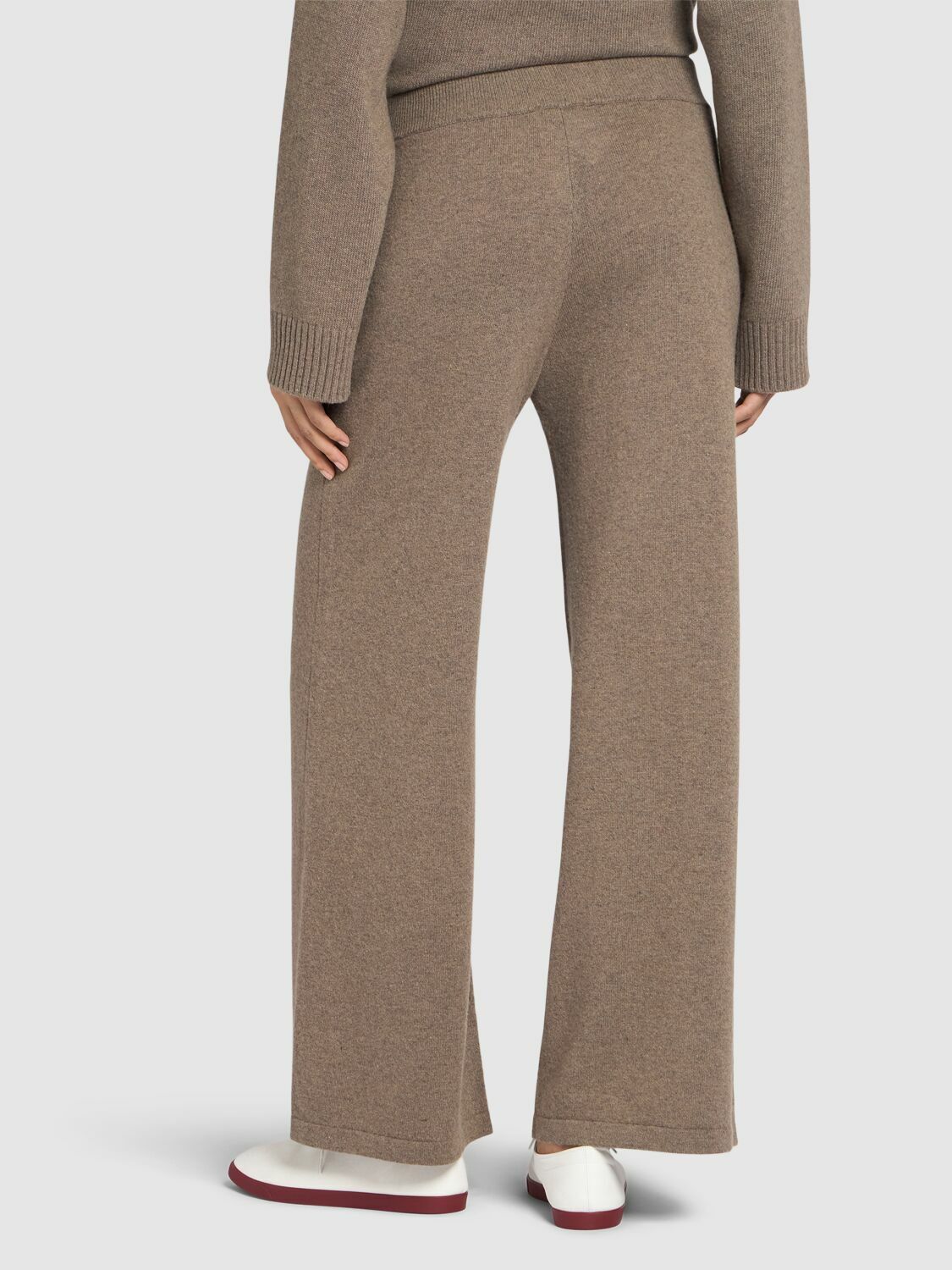 パンツ MAX MARA CAPPUCCINO WOOL BLEND TENNIS PANT WEEKEND MAX MARA Tennis Knitted Straight Pants Weekend Max Mara