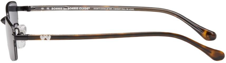 BONNIE CLYDE Black Lucky Star Sunglasses Bonnie Clyde