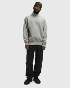 Norse Projects Ketel Relaxed Cotton Wool Half Zip Sweatshirt Grey Mens Half-Zip