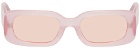 BONNIE CLYDE Pink SOSUPERSAM Edition 'Show And Tell' Sunglasses