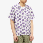 Needles Men's Floral Jacquard One Up Vacation Shirt in Off White