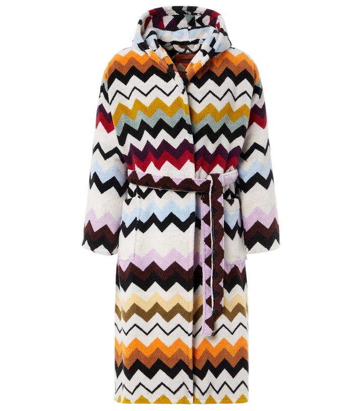 Photo: Missoni Murrina Zigzag cotton terry bathrobe