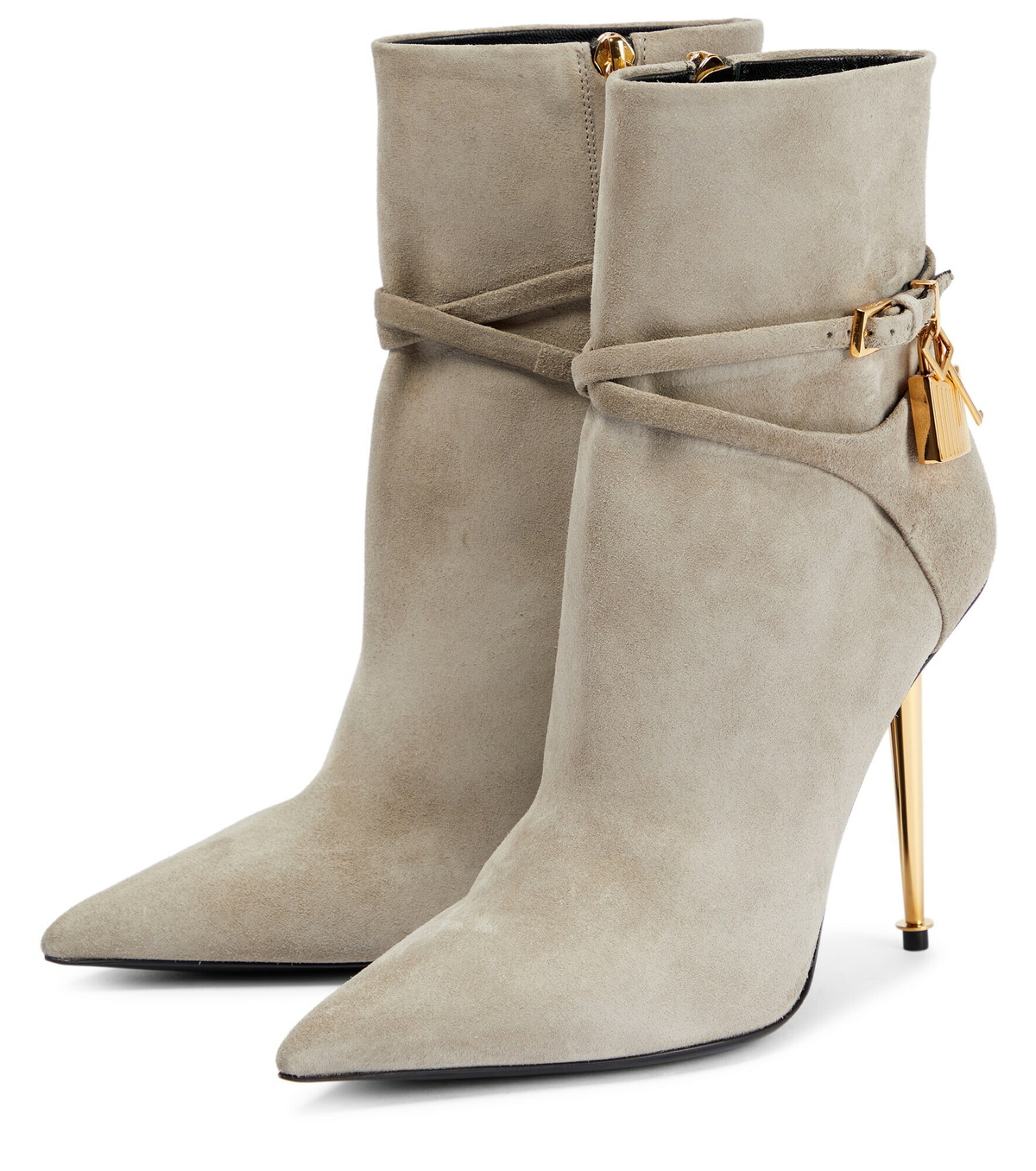 Tom Ford - Padlock suede ankle boots TOM FORD