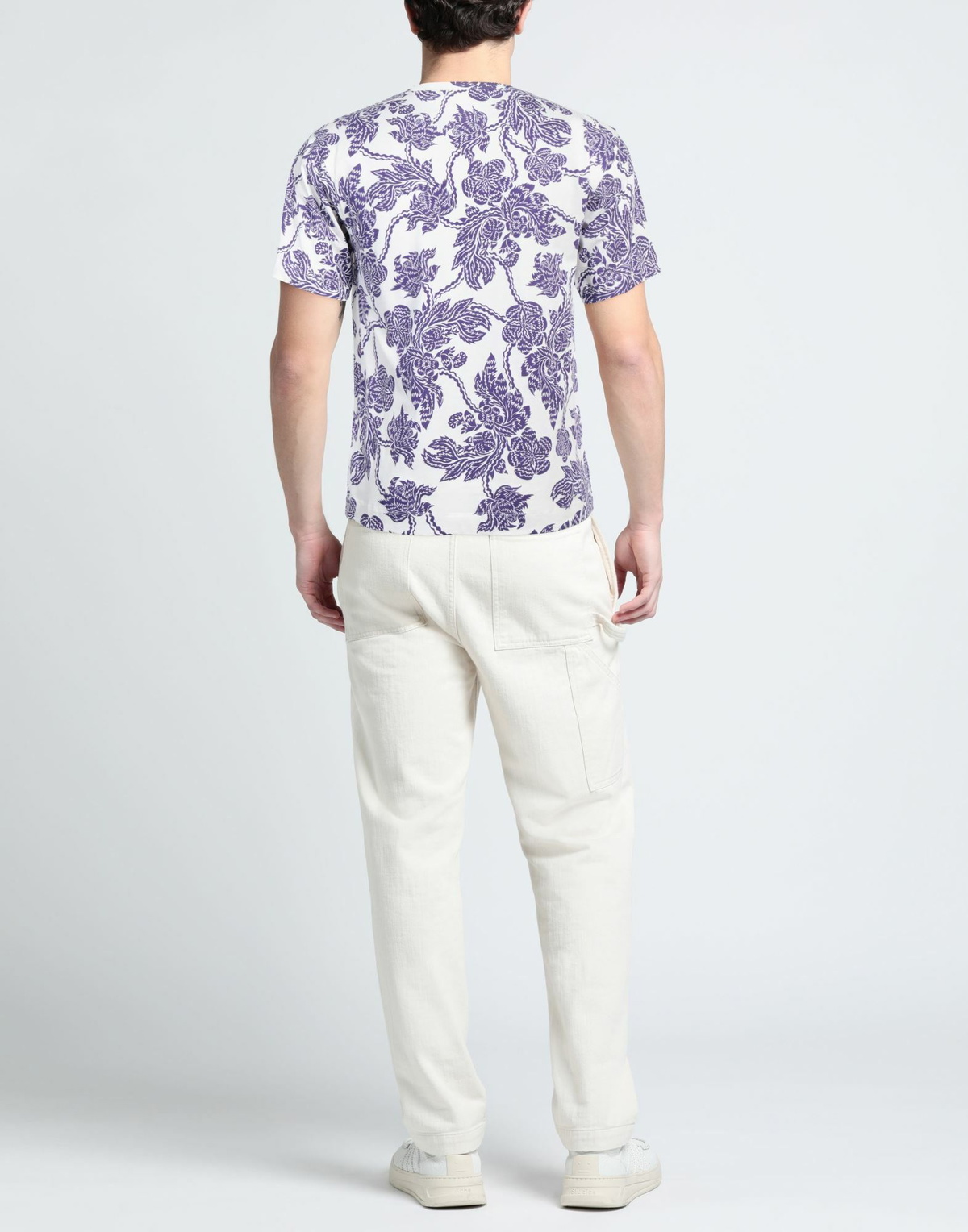 Dries Van Noten Mens T-shirt in White