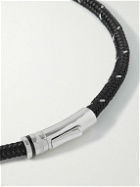 Miansai - Juno Rope and Silver Bracelet - Black