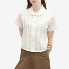 Brain Dead Women's Mercado Square Shirt in White