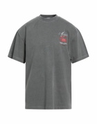 Msgm Mens T-shirt in Grey