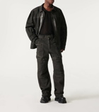 Rick Owens Stefan low-rise cotton-blend cargo pants