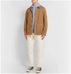 J.Crew - Garment-Dyed Loopback Cotton-Jersey Hoodie - Light blue