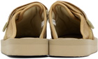 Suicoke Beige ZAVO-VS Slippers