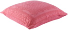 Versace Pink Seashell Baroque Double-Faced Pillow