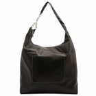 Rick Owens Women's Cerberus Leather Bag in Black 