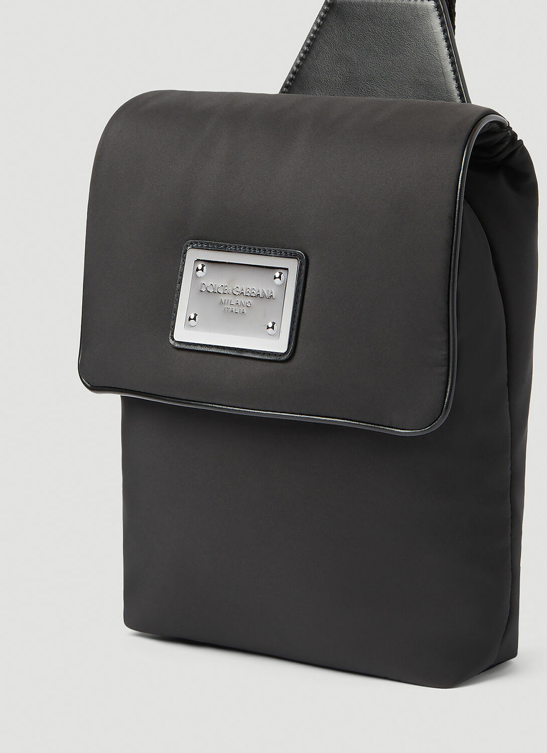 Dolce & Gabbana Logo Plaque Nylon Belt Bag